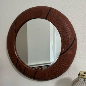 Basketball mirror for boys or girls room
